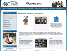 Tablet Screenshot of guardianprotectionservices.co.uk